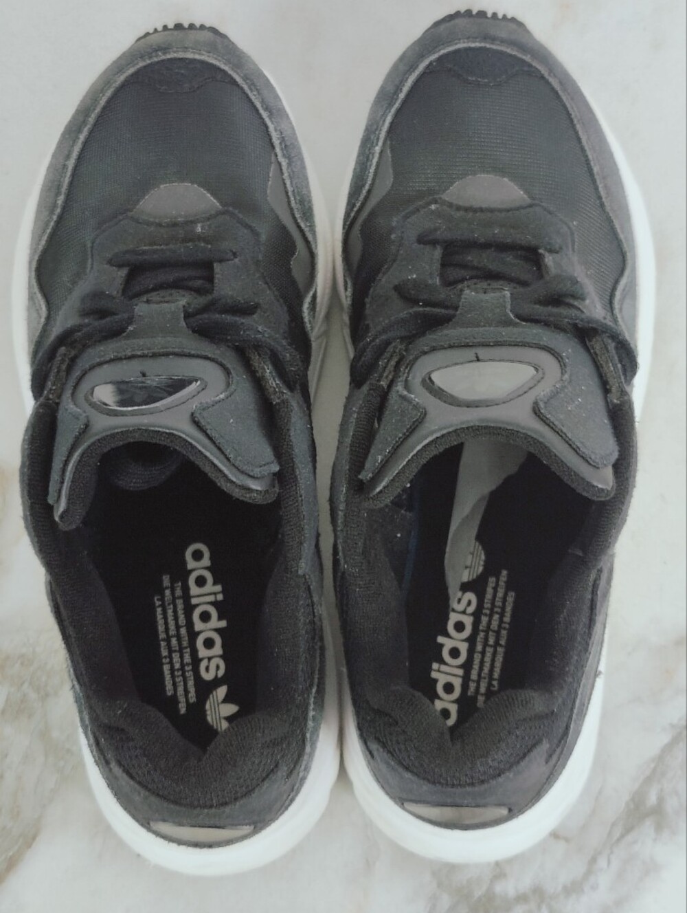 Adidas Originals Men's Yung-96 'Core Black' EE3681 Sneakers, Sz 8 - Picture 5 of 14